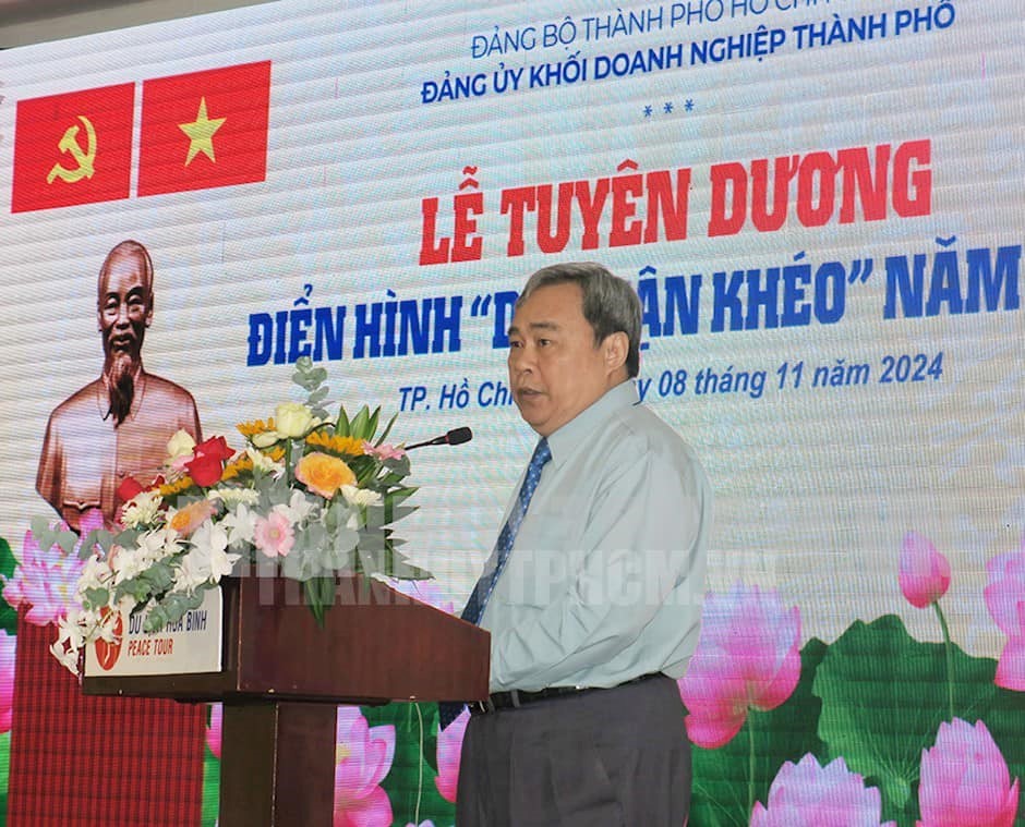 Đảng ủy Khối Doanh nghiệp Thành phố Hồ Chí Minh  tổ chức biểu dương điển hình “Dân vận khéo” năm 2024